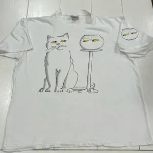 【1993studio】25SS★ Big Cat Drawing T-Shirt 1993studio】25SS☆ Big Cat Drawing T-Shirt (1993studio/T